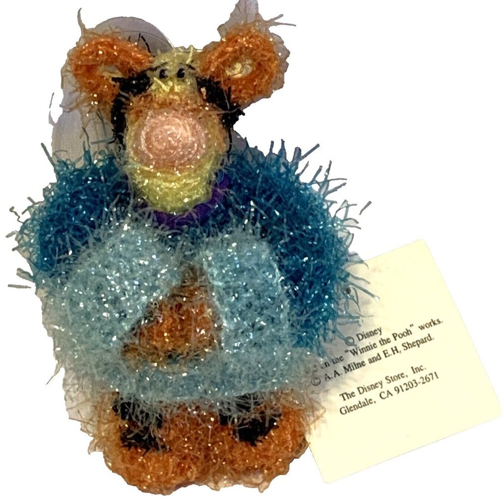 Tigger tinsel Ornament 2001 Disney store Winnie the Pooh 4" Christmas Topper
